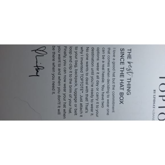 Toptote by Lindsay Albanese- NIB- Sealed- Saks Fifth Avenue Exclusive - Picture 5 of 5